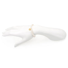 Load image into Gallery viewer, Gold Pearl Lotus Bracelet - Lotus Blossom
