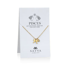 Load image into Gallery viewer, The AstroTwins Pisces Zodiac Necklace