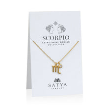 Load image into Gallery viewer, The AstroTwins Scorpio Zodiac Necklace
