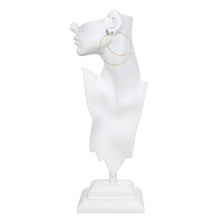 Load image into Gallery viewer, Yoga Girl Moon Hoop Earrings