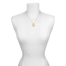 Load image into Gallery viewer, Mandala Zodiac Cancer Ruby Necklace