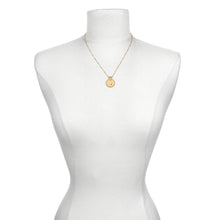 Load image into Gallery viewer, Mandala Zodiac Capricorn Red Garnet Necklace