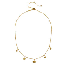 Load image into Gallery viewer, Guardian Goddess Gold Choker