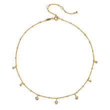 Load image into Gallery viewer, Luminous Beauty Gold Choker Necklace