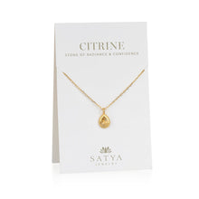 Load image into Gallery viewer, Citrine Gemstone Necklace