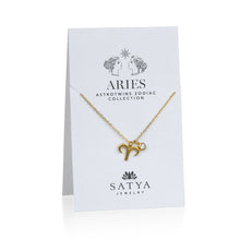 Load image into Gallery viewer, The AstroTwins Aries Zodiac Necklace
