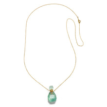 Load image into Gallery viewer, Jade Gemstone Vial Necklace
