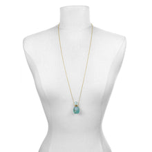 Load image into Gallery viewer, Jade Gemstone Vial Necklace
