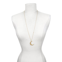 Load image into Gallery viewer, Yoga Girl New Moon Necklace
