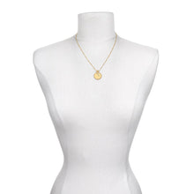 Load image into Gallery viewer, Mandala Zodiac Taurus Emerald Necklace
