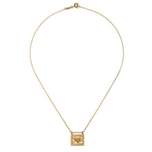 Load image into Gallery viewer, Heart Centered Gold Necklace
