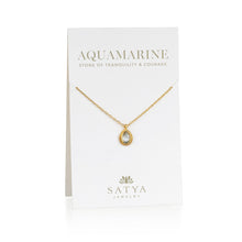 Load image into Gallery viewer, Aquamarine Gemstone Necklace
