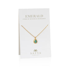 Load image into Gallery viewer, Emerald Gemstone Necklace
