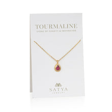 Load image into Gallery viewer, Pink Tourmaline Gemstone Necklace
