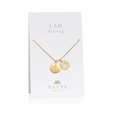 Load image into Gallery viewer, I am Strong, Solar Plexus Chakra Necklace

