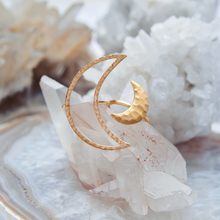 Load image into Gallery viewer, Yoga Girl Big Moon Ring
