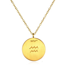 Load image into Gallery viewer, Aquarius Zodiac Necklace
